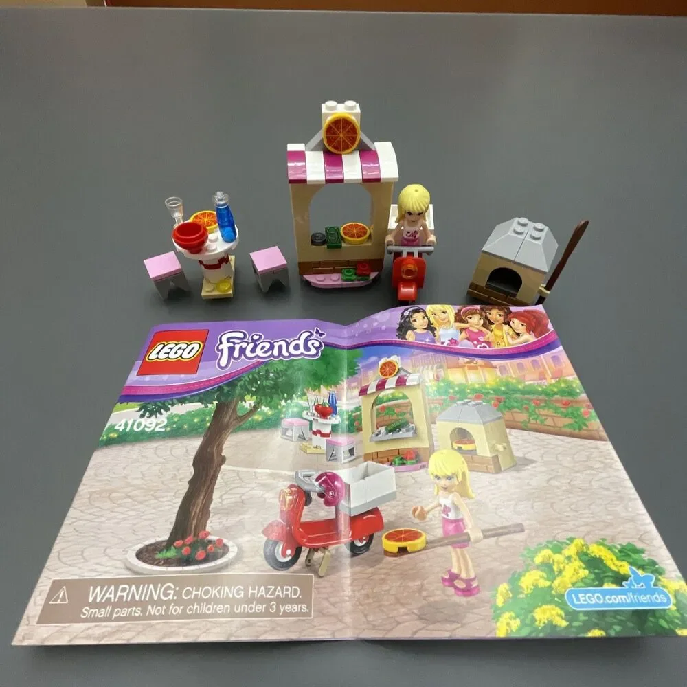 LEGO 41092 Friends Stephanie's Pizzeria 99% Complete with Instructions Retired